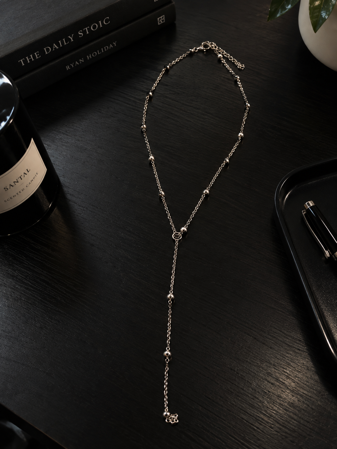 Gold/Silver Y Necklace -Dainty Lariat Necklace for women.